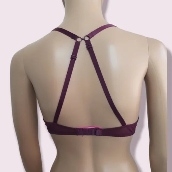 Lace Pattern La Senza Obsession Bra Sz 32D - Picture 5 of 8